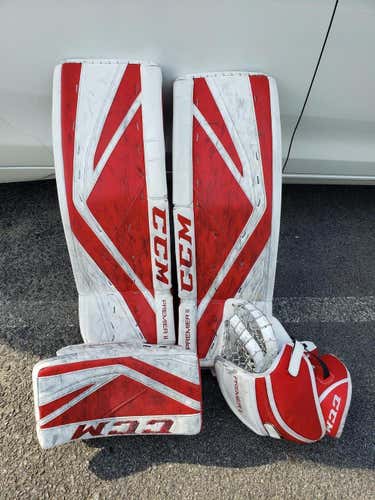 33" + 1 CCM Premier II Pro Goalie Full Set Regular Senior