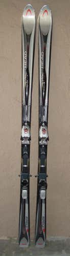 Head Cyber X80 Snow Skis 190cm With Bindings Marker M9.2