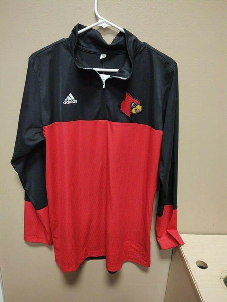 New Adidas Womens Louisville Cardinals 1/4 Zip Pullover SZ Large |  SidelineSwap