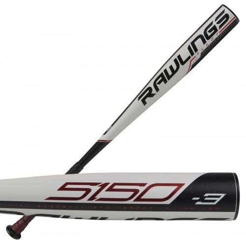 RAWLINGS 2019 5150 BBCOR -3 33" 30OZ HIGH SCHOOL COLLEGE BASEBALL BAT, NEW