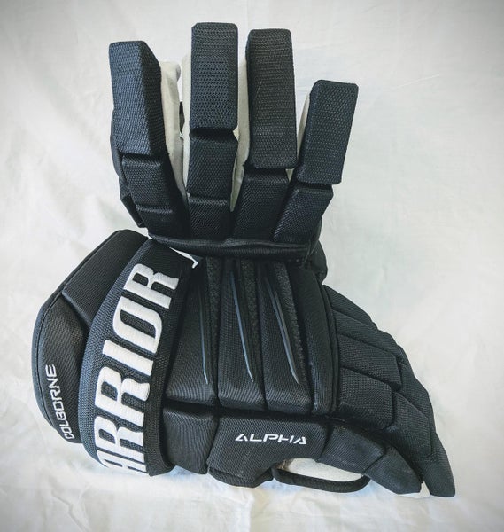 New RARE Claw Warrior Alpha QX Pro Gloves Senior 15" Colorado Avalanche Black Colborne