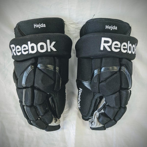 New Reebok 11KP Gloves Senior 15" Pro Stock Colorado Avalanche Hejda Black