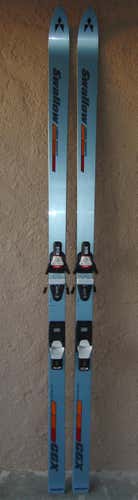Vintage Swallow CGX Ski's carbon graphite 200cm with bindings Look 59