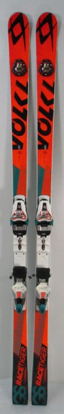 Volkl Racetiger GS 183 Race Skis with Marker 16 Race Bindings (363)