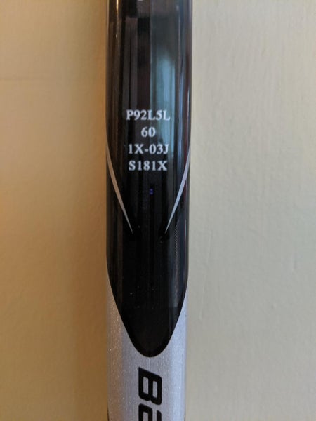 Bauer Vapor 1X LITE Hockey Stick Left P92 60 flex Intermediate D1 ProStock