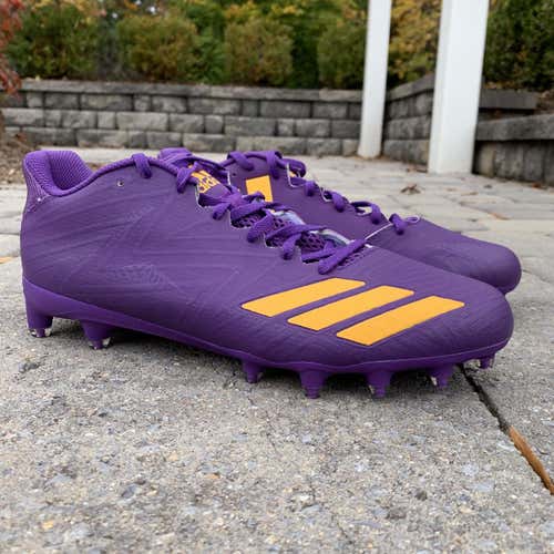 Brand New Adidas Freak Low Purple And gold Size 11.5