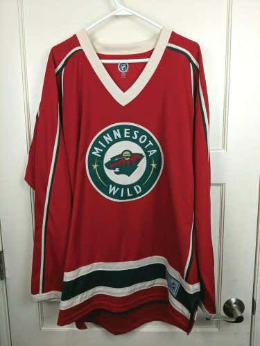 Minnesota Wild Zach Parise #11 Iron Range Red NHL Hockey Jersey Adult Size: XL