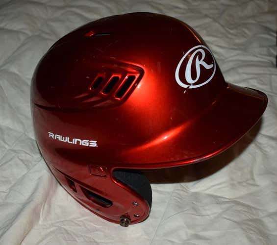 Rawlings R16J-R1 Batting Helmet - Gloss Red - Size 6 3/8 - 7 1/8