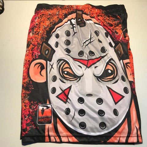 New Jason Voorhees Lacrosse Shorts Adult XL