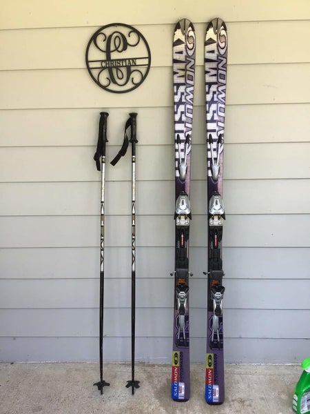 Salomon Crossmax09 177 cm Skis w/ Marker Titanium 1200 bindings & Vector Kerma Poles