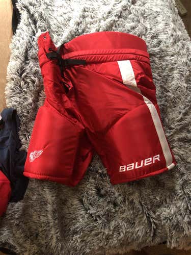 New Bauer Red Wings Pro Stock Pants XL