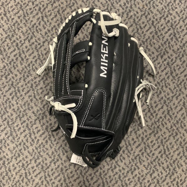 Black New Adult Miken Left Handed Outfield Koalition Softball Glove 13.5"
