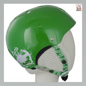 High End $120 Adult Adult Capix Green Team Snowboard Ski Helmet SM/MED 54CM-56CM