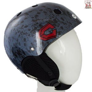 High End  RARE Adult Capix Team Skull Snowboard Ski Helmet SM/MED 54CM-56CM No Trades