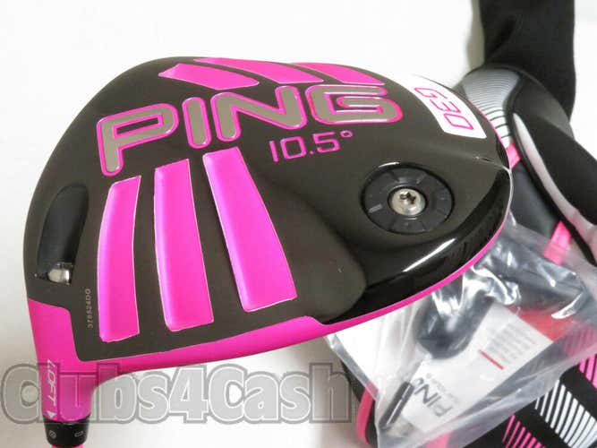 Ping G30 PINK Bubba Limited Edition Driver 10.5* Stiff / Regular   LEFT LH  MINT  #37273