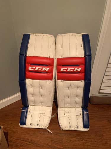 33" Retro Flex Goalie Leg Pads Senior