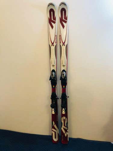 K2 Apache Recon Downhill Skis 177 cm Alpine Skis Salomon Z12 Demo Bindings