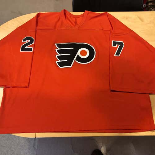 Philadelphia FYLERS #27 Goalie Cut CCM practice jersey
