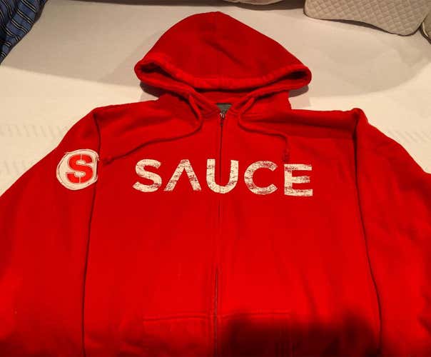 Sauce Hockey Zip Hoodie L