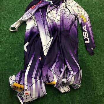 Spyder Team USA Ski Suit Women's Small/Medium Black Zipper