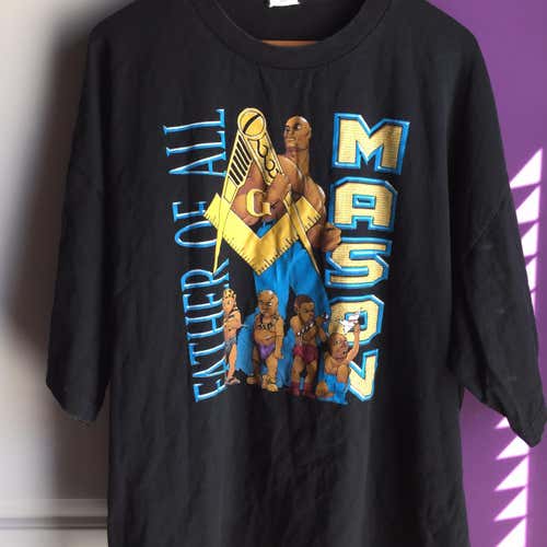 Vintage Father Of All Mason Sz 3xl Graphics Shirt Adult