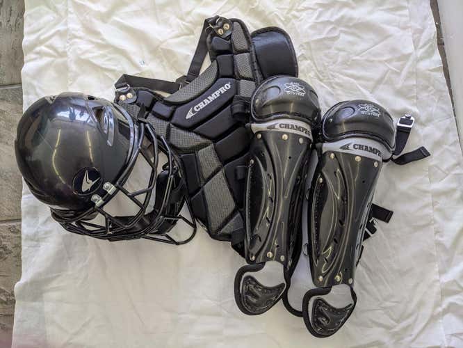 Champro Hel Max Catcher's Combo Youth