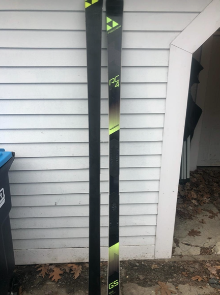 193cm 30m Men's Fischer RC4 World Cup Race Room GS Skis with 18 din Bindings