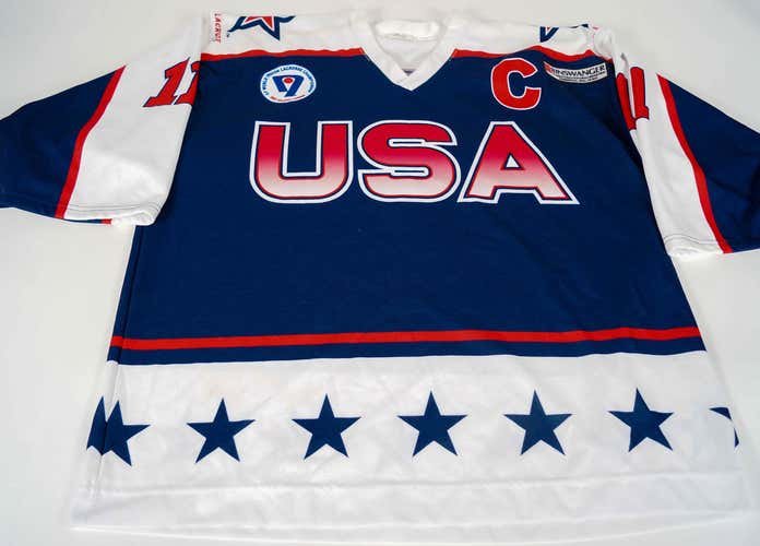 Very Very Rare - 2007 Team USA Jersey Game Worn - Regy Thorpe