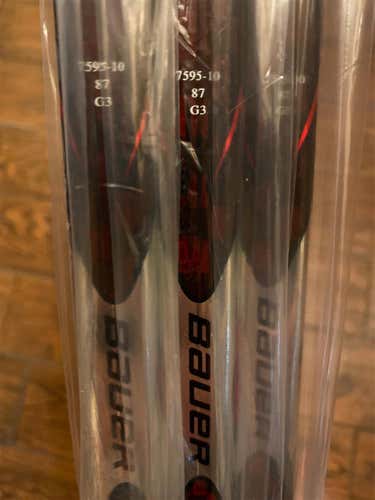 3 Pack New Vapor 1X Lite Hockey Stick Lefty Pro Stock G3 P28