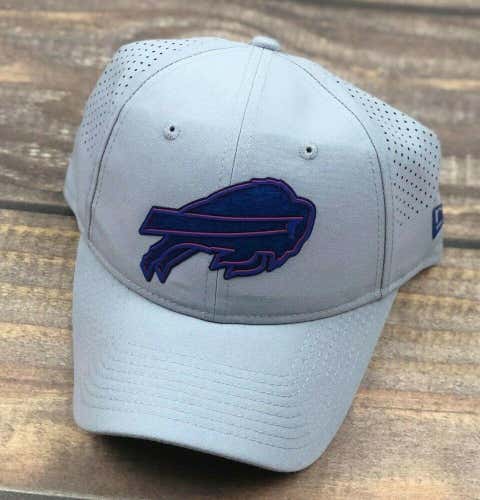 Men's Buffalo Bills New Era Gray Training Camp Official 9TWENTY Adjustable Hat