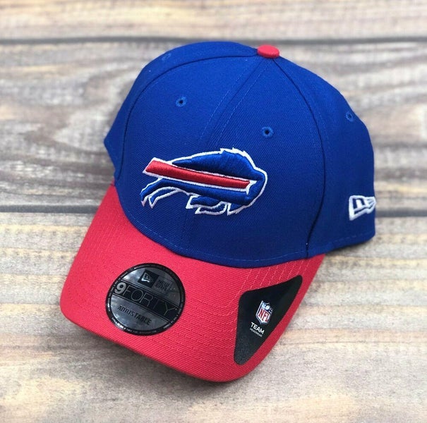 Buffalo Bills NFL Navy Blue Strapback Curved Brim Adjustable Hat Cap, Adult  Men