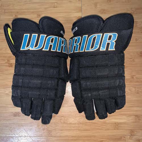 Warrior Franchise Gloves SJ Sharks Pro Stock Made in Canada