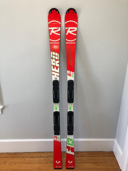 Rossignol Race Stock Hero Athlete FIS DT SL (17/18), R20 plates, 165cm, R=13m