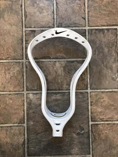 Nike Lakota U Lacrosse Head - White - Custom Stringing Available With Inquiry