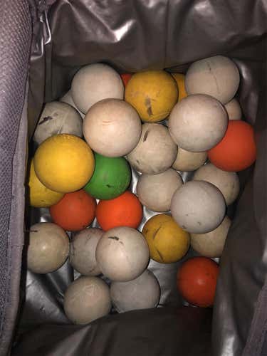 Assortment Of Lacrosse Balls - Greasers And Half Decent Ones