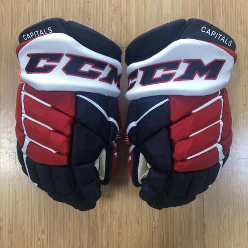 Like New Washington Capitals CCM Jetspeed Pro Stock Gloves 13”