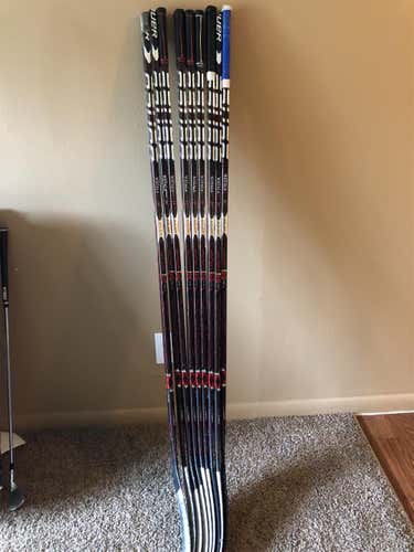 9 Vapor 1X Lite Hockey Stick Lefty Toe Pro Stock