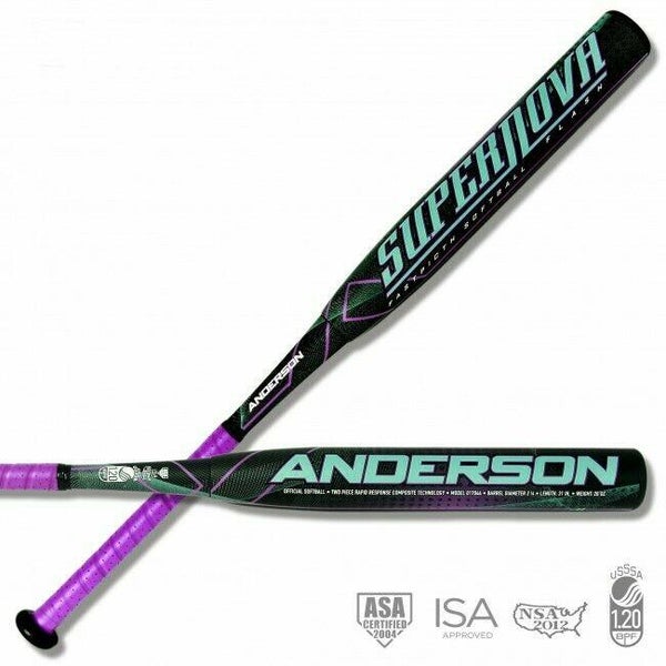 2020 Anderson Supernova Flash 29"/18 oz -11 Fastpitch Softball Bat 017044 No Trades