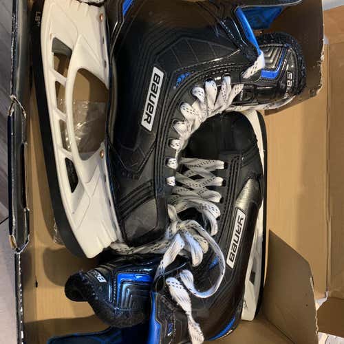 Bauer Nexus 1N Hockey Skates Senior Size 8 D 8D With Black LS2 Blades + Speed Plates