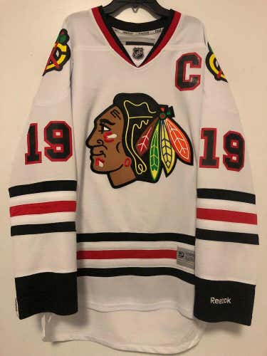 Reebok Premier NHL Jersey Chicago Blackhawks Toews White Size XL - NEW