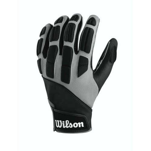NEW Wilson Football MVP Tacktech Lineman Gloves Adult 2XL WTF9340GY2X