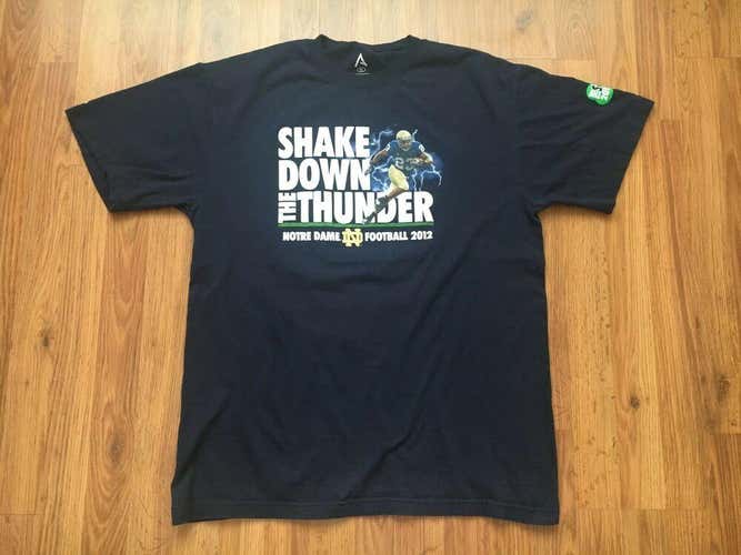Notre Dame Fighting Irish NCAA SUPER AWESOME 125th FOOTBALL Season Sz XL T Shirt