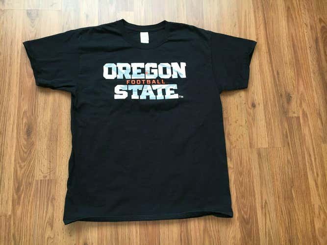 Oregon State Beavers NCAA Football SUPER AWESOME Build the Dam Sz Large T Shirt!