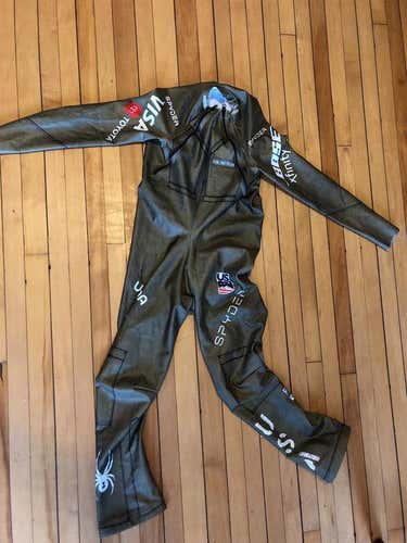 New Large FIS 2019 World Champs US Ski Team Spyder Speed Suit