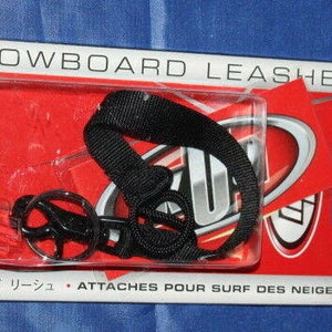 shortie Snowboard leash with claw clip & cord k3055sc NEW FREE SHIP IN US