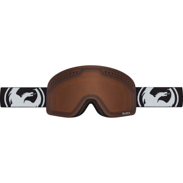 Dragon Alliance NFXS Ski Goggles Jet Amber + bonus Yellow lens New