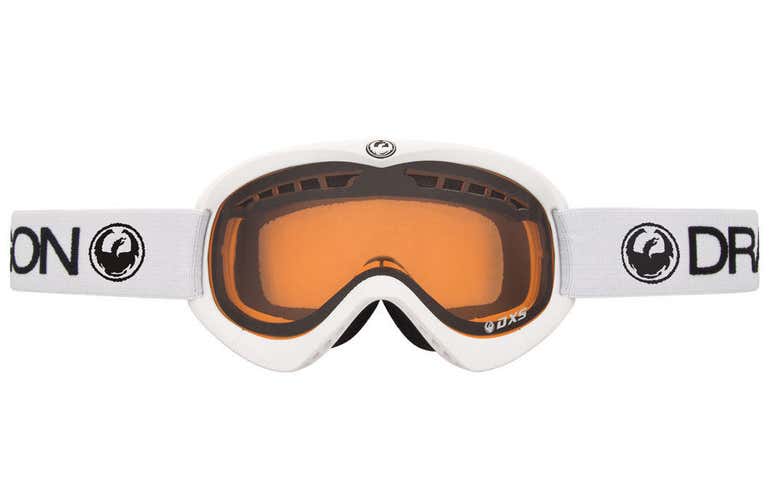 Dragon Alliance DXS Ski snowboard Goggles Dragon Kids Powder Amber /whiteNEW