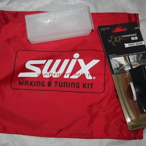 Swix snowboard XF Edger Side Edge sharpening tune  ,180 gr Wax ,Swix bag  NEW