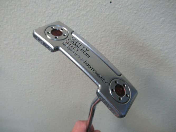 TITLEIST SCOTTY CAMERON SELECT NEWPORT 2 NOTCHBACK PUTTER 34" SUPERSTROKE GRIP