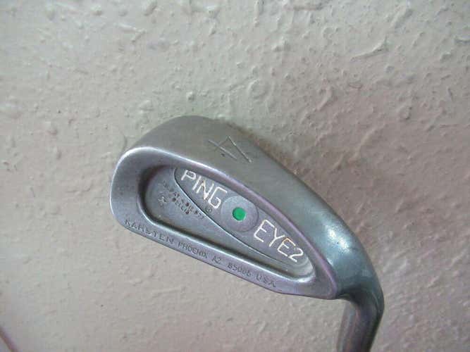 ORIGINAL PING EYE 2 PLUS 4 IRON GREEN DOT CFS STEEL STIFF FLEX